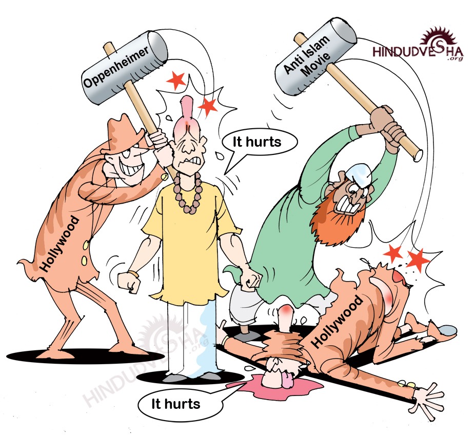 'Oppenheimer' insults Hindu sacred text, but no Hindu has talked about taking his head off